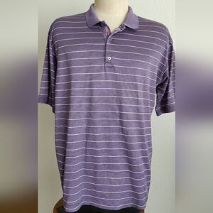 Bobby Jones Collection Polo Golf  Short Sleeve Shirt Size XL Purple Color